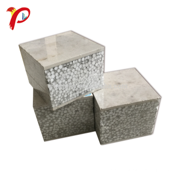 Panel de pared exterior barato del cemento de la espuma del prefabricado Eps del costo de la tabla de bocadillo de la venta 2017